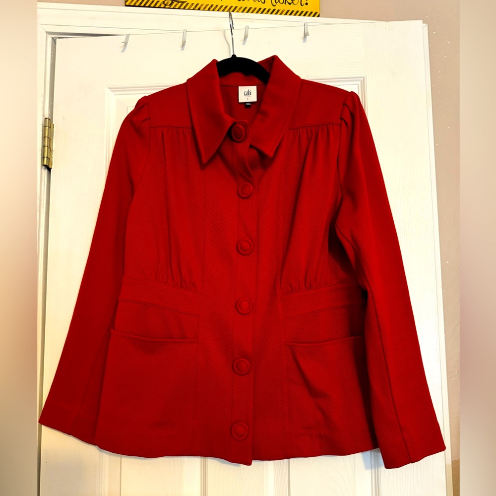 CAbi Spencer Jacket Paprika size Large